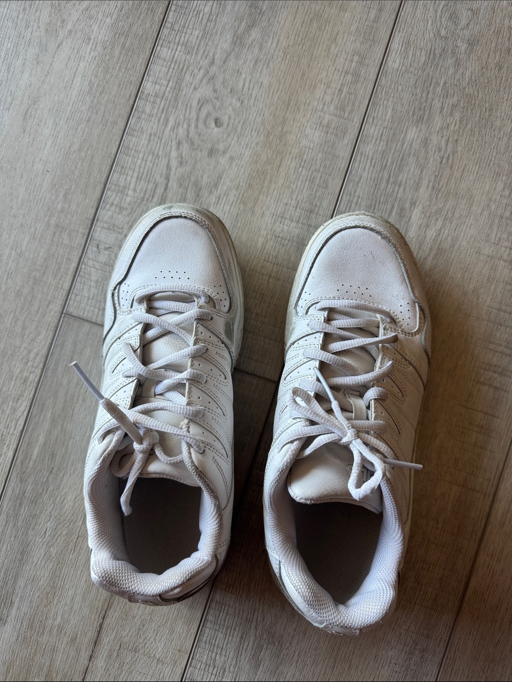 Fila White Low-Top Sneakers for Women